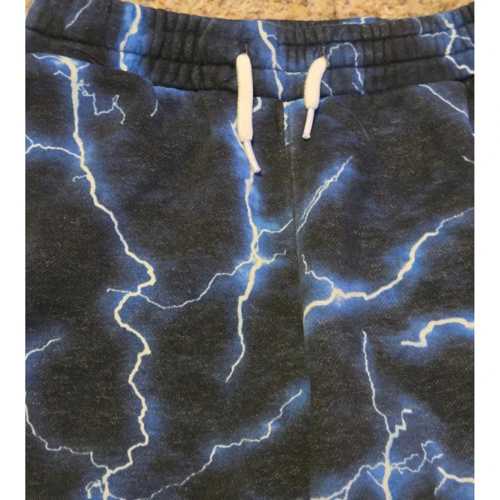 Abercrombie‎ Kids Lightning Pattern Shorts Youth Size 11/12 Blue